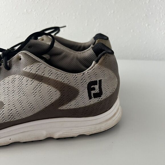 FOOTJOY FJ SUPERLITES XP Golf Shoes Men’s Size 10.5 M Soft Spike Gray 58025‎ - Picture 2 of 10